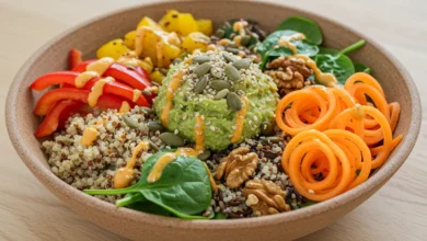 Healthy Buddha Bowl Extraordinary Nutrient Power
